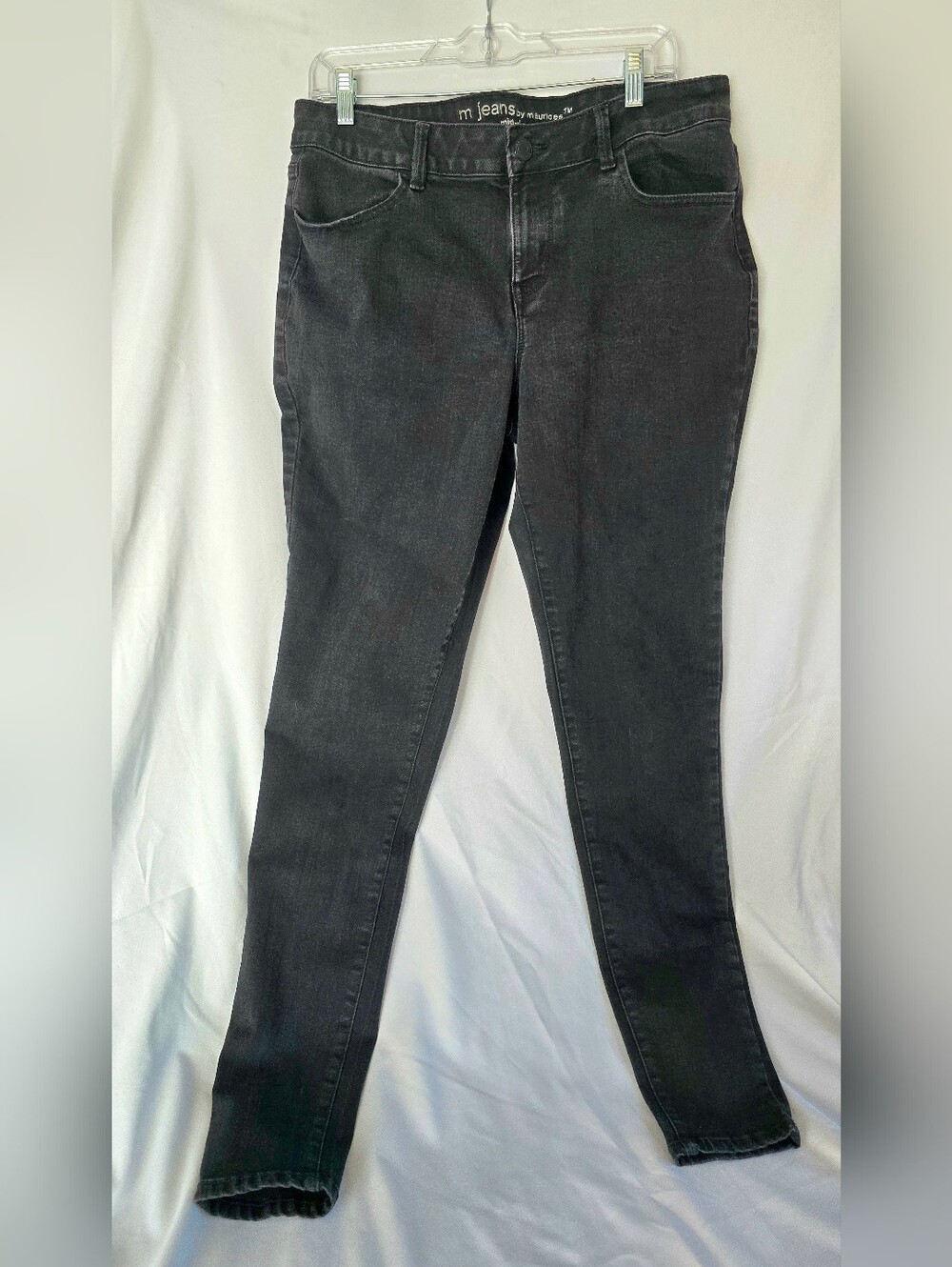 Women's Black Slim Jeans - Classic Stretch Fit Large, Extra Long